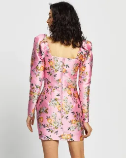 Bec & Bridge Peony Party Mini Dress Print Size AU 6 for rent on The Volte - image 3