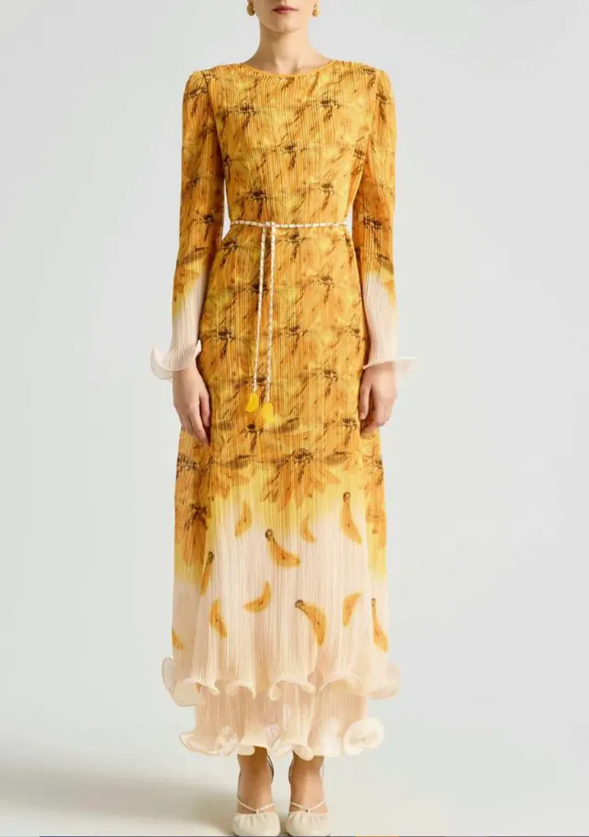 Antipodean Bathers Fluted Maxi Dress Size 12 - Image 1