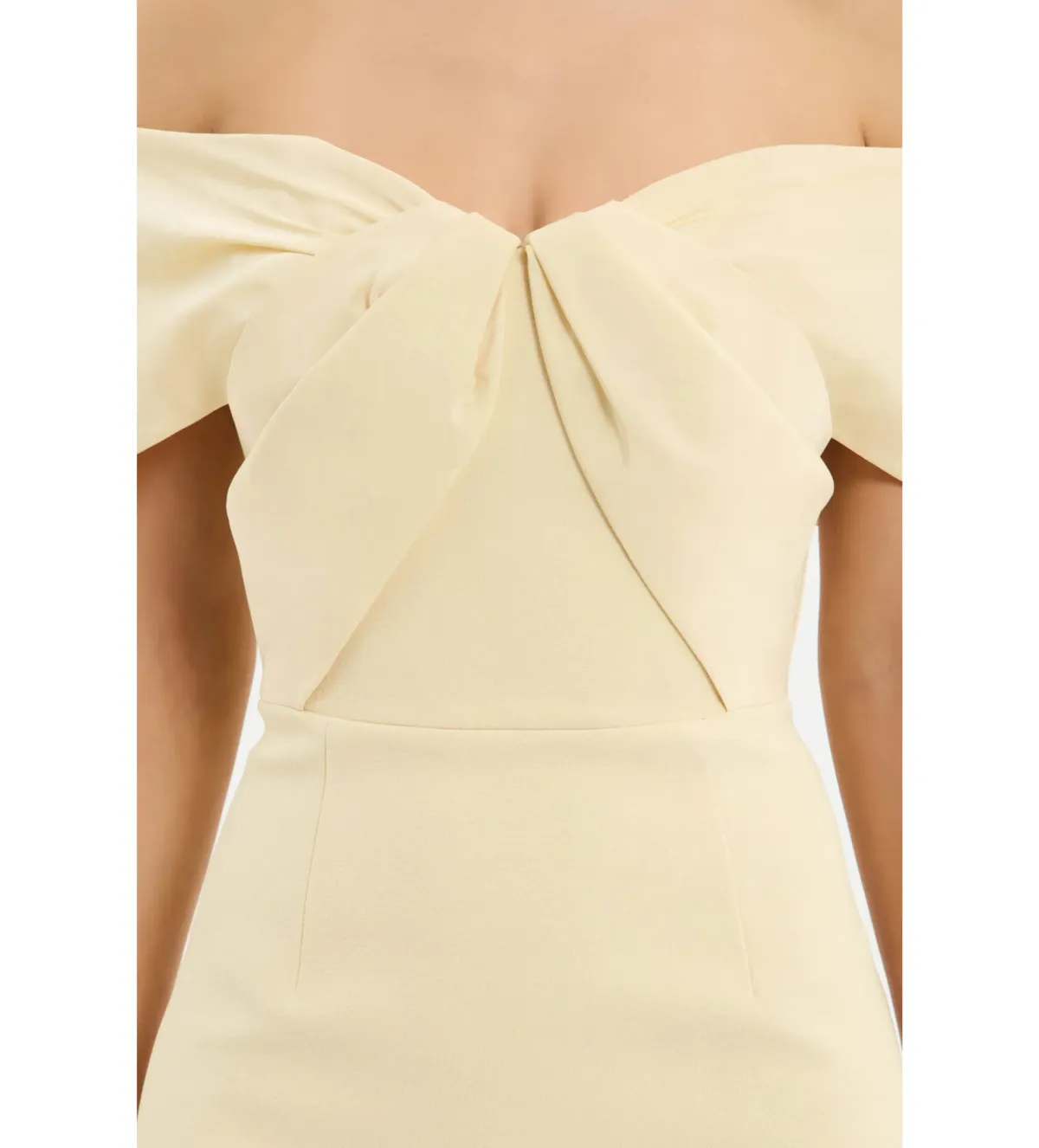 Rebecca Vallance Aubriella Maxi Gown Yellow Size 8 - Image 3