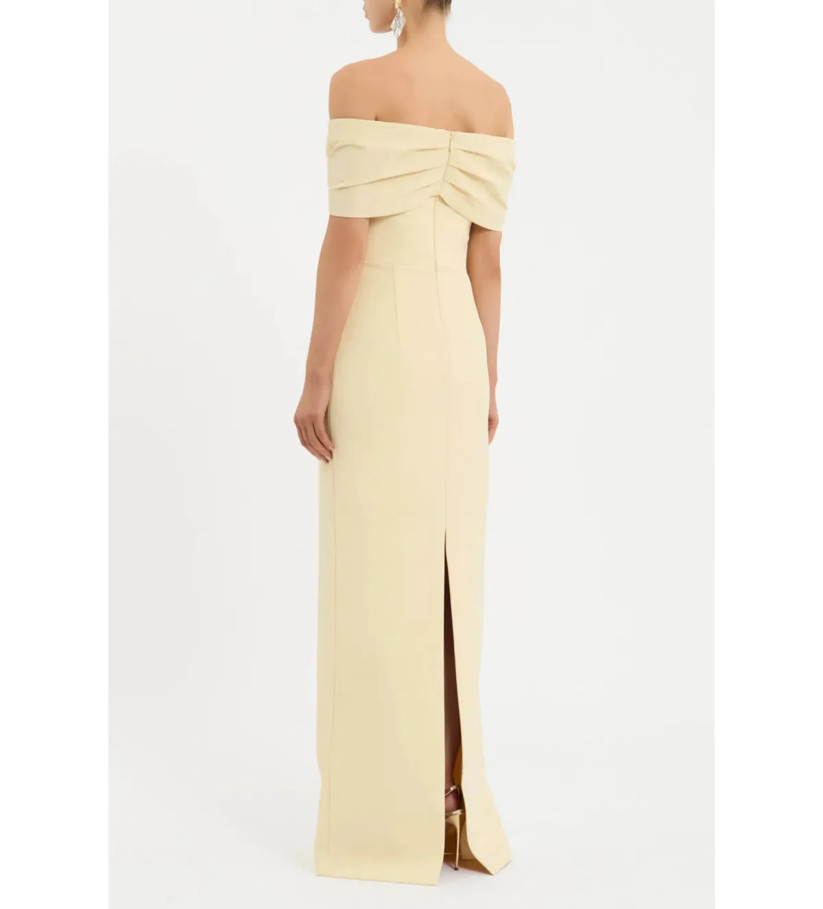 Rebecca Vallance Aubriella Maxi Gown Yellow Size 8 - Image 2