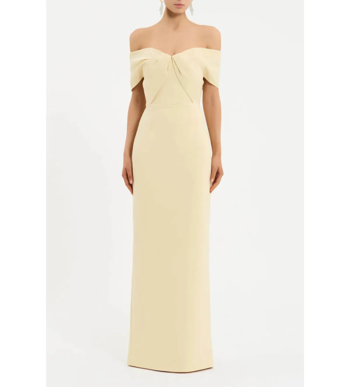 Rebecca Vallance Aubriella Maxi Gown Yellow Size 8 - Image 1