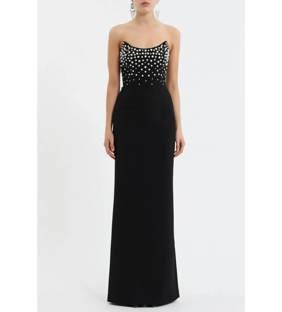 Rebecca Vallance Lynette Maxi Gown Black Size 8 - Image 1
