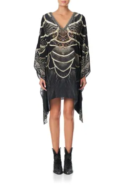 Camilla Kaftan W Button Up Sleeves Under A Full Moon Black Size 12 for rent on The Volte - image 3