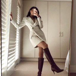 ALICE MCCALL | Heights Jacket Blazer Dress in Creme | Size 6 for rent on The Volte - image 4