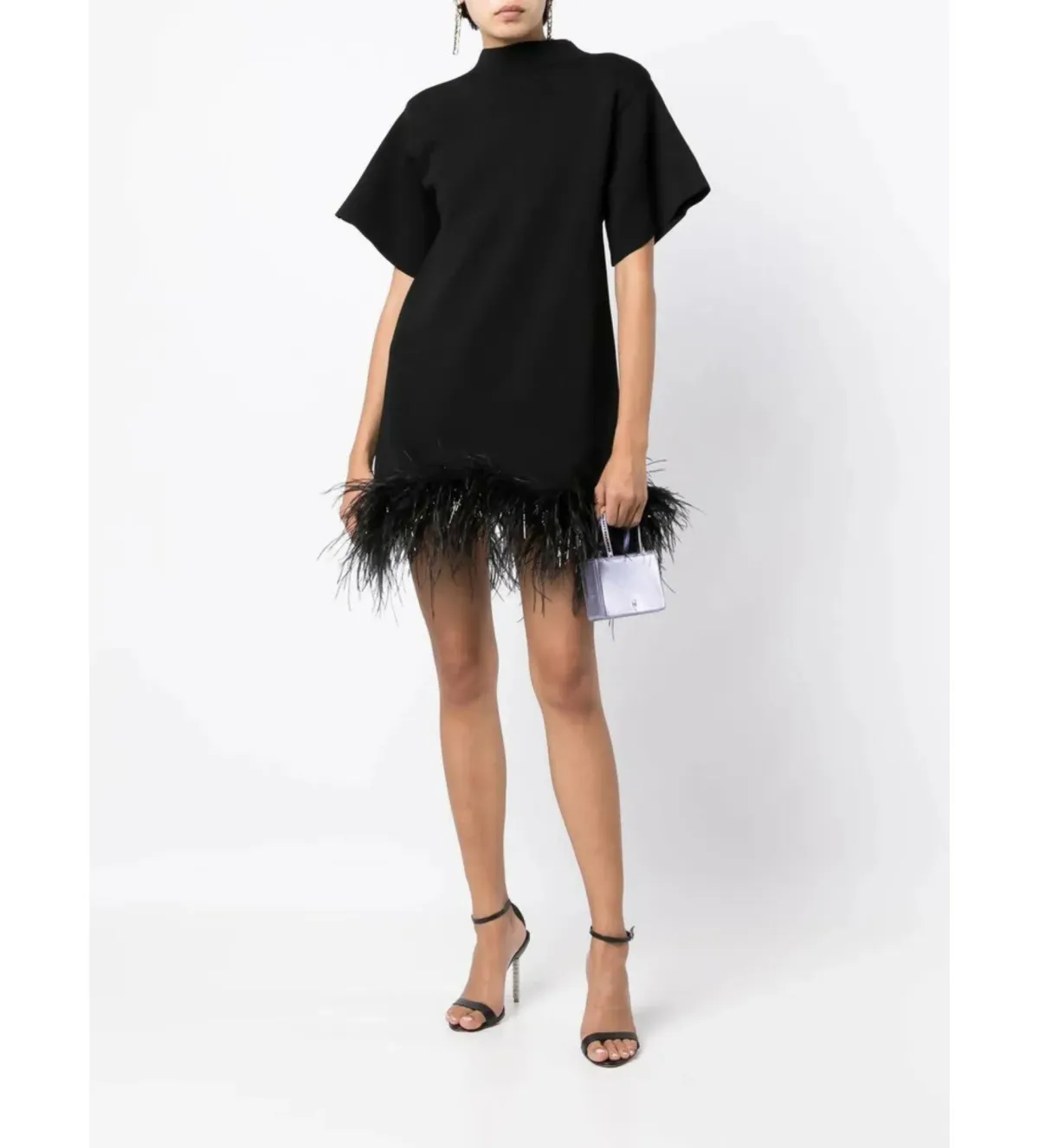 Rachel Gilbert Rita Mini Dress in Black Size 1/AU8 - Image 2