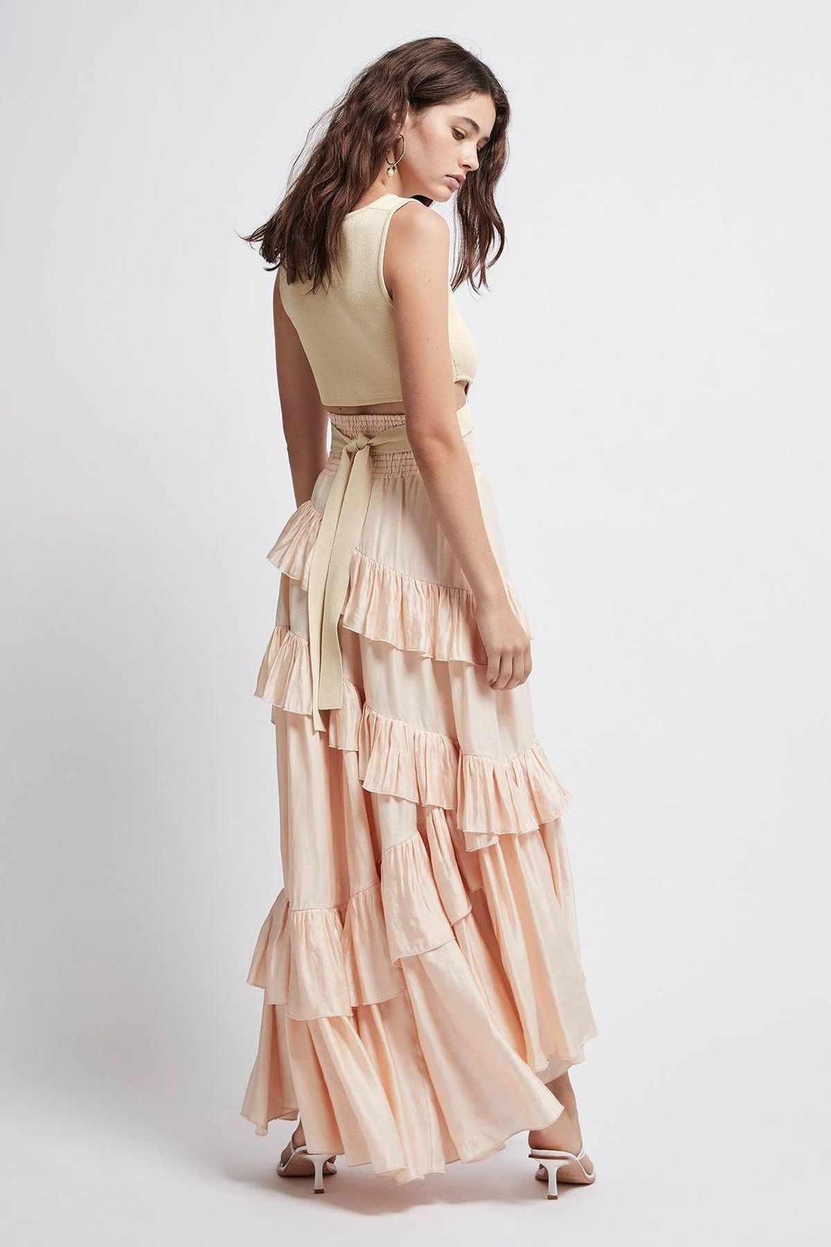 Aje Armeria Waterfall Skirt Size M/Au 8 - Image 4