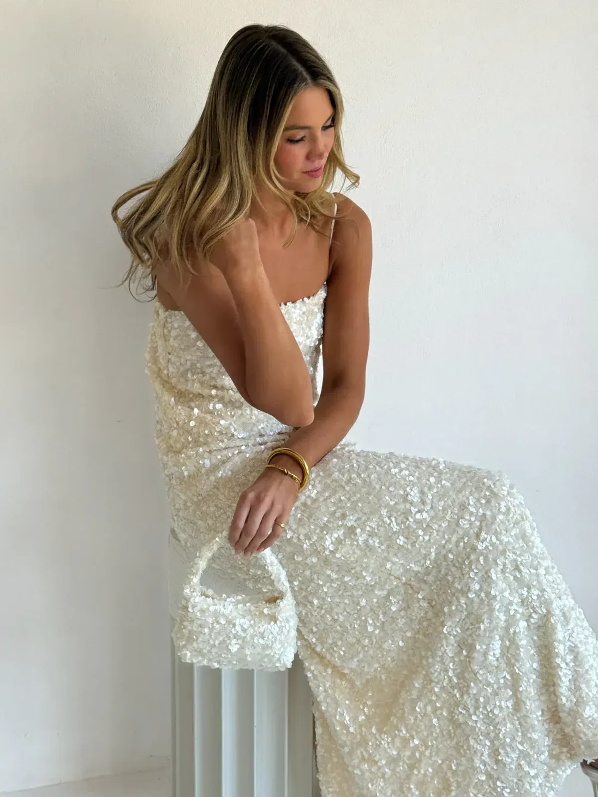 Arley Marsha Maxi Dress In Cream - Image 2