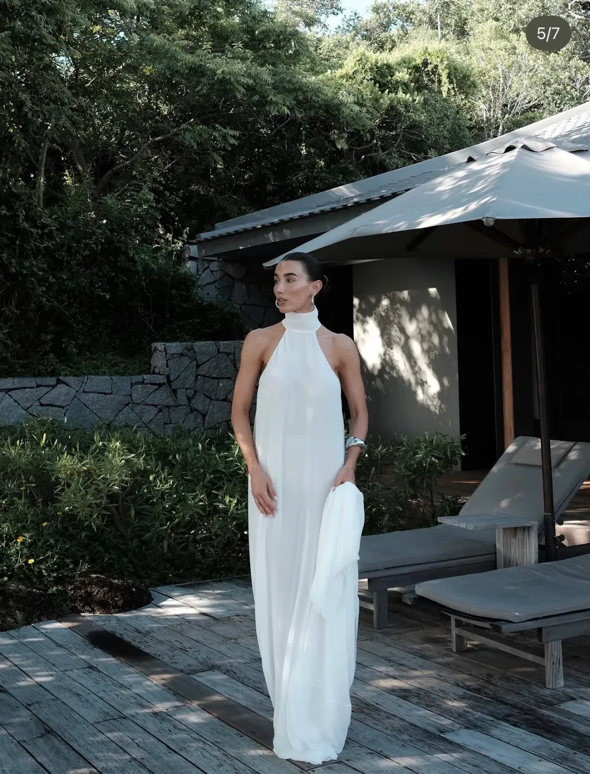 KYHA NEVE SLIP DRESS - 8 - white  - Image 1