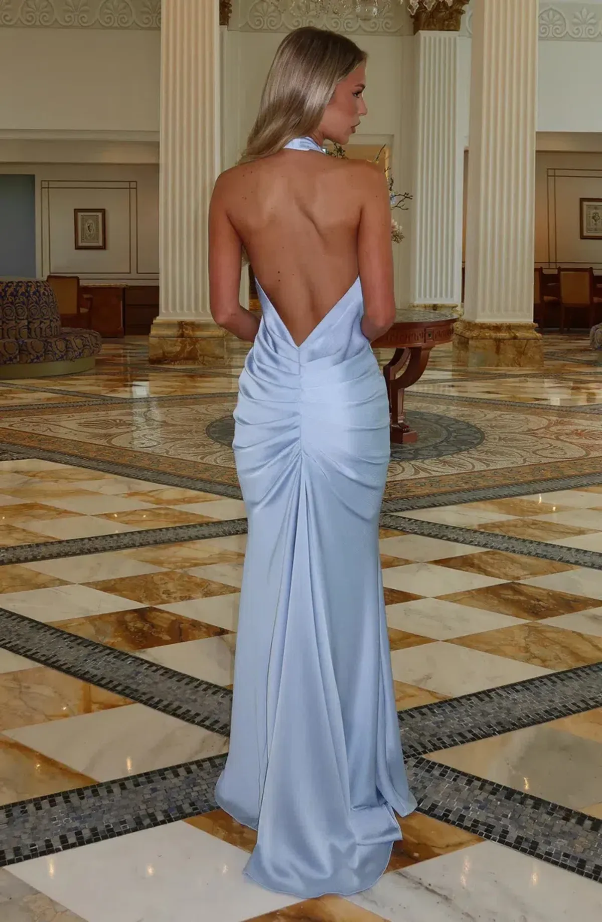 BABY BOO LINETTE GOWN / GLACIER BLUE / SIZE 8 - Image 2
