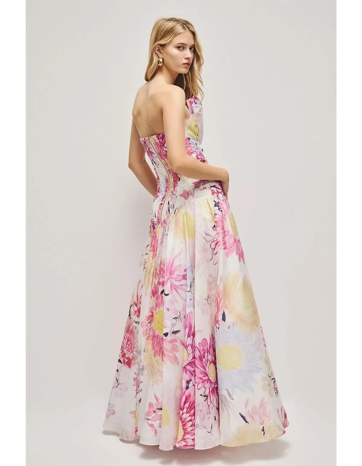 🌸New AJE Reflector Gown - Size 12 - Native Floral Pink - Sleeveless Formal Maxi Dress 🌸 - Image 4