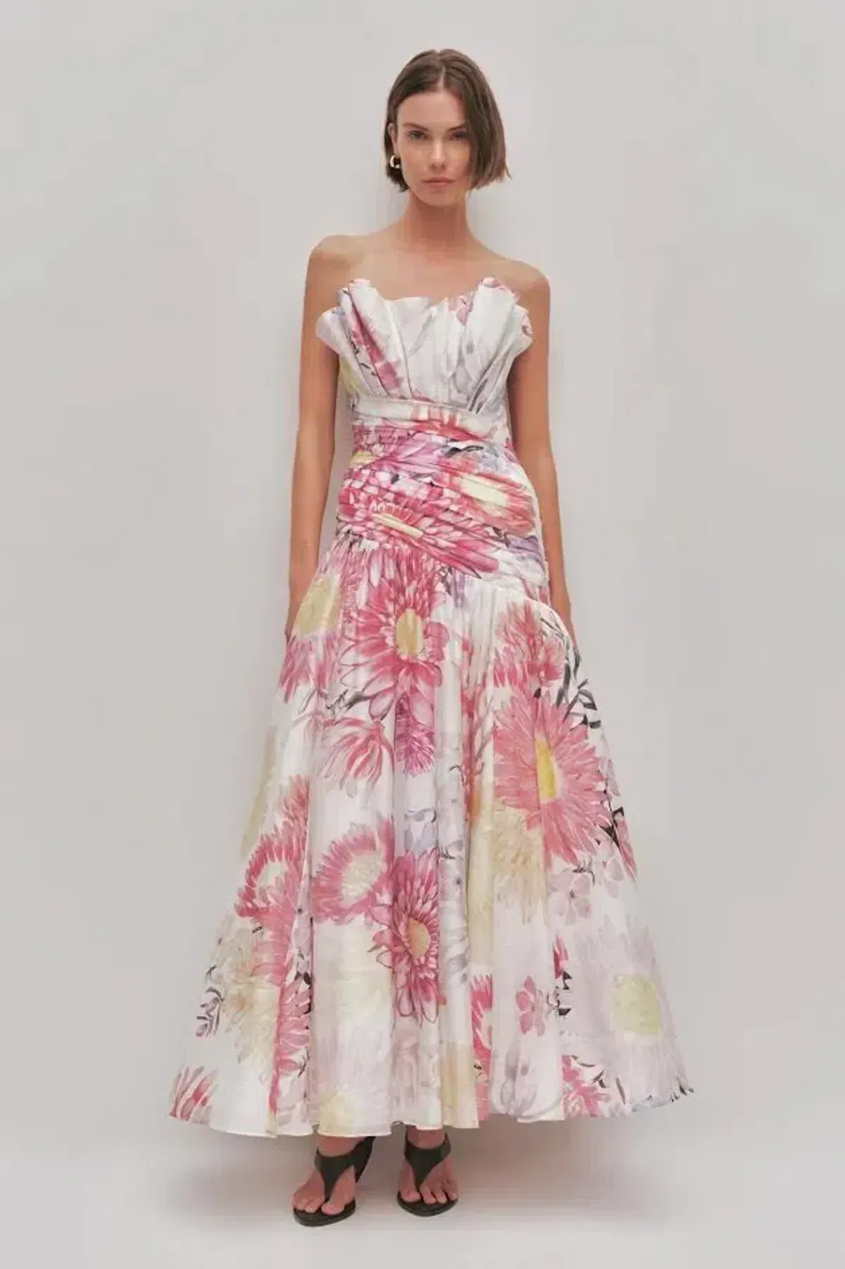 🌸New AJE Reflector Gown - Size 12 - Native Floral Pink - Sleeveless Formal Maxi Dress 🌸 - Image 5