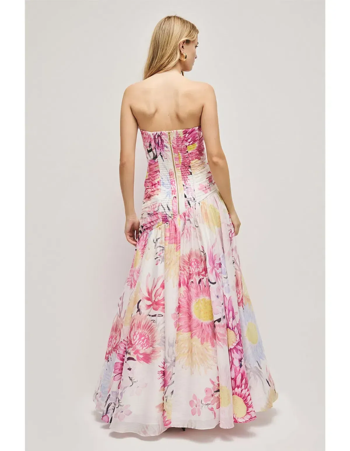 🌸New AJE Reflector Gown - Size 12 - Native Floral Pink - Sleeveless Formal Maxi Dress 🌸 - Image 3