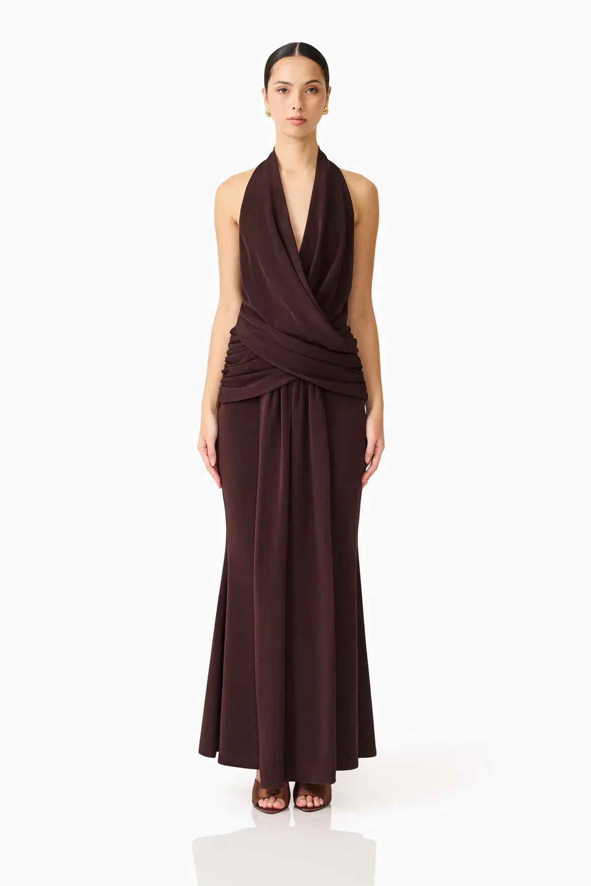 Elliatt Simone Halter Plunge Dress size S/8 AU - Image 1