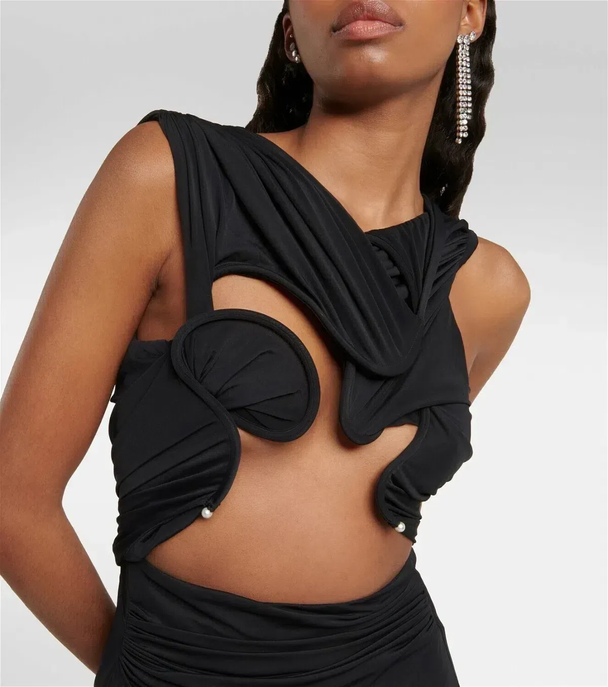 Christopher Esber Venus Tank Dress Black Size 8 Small S - Image 3