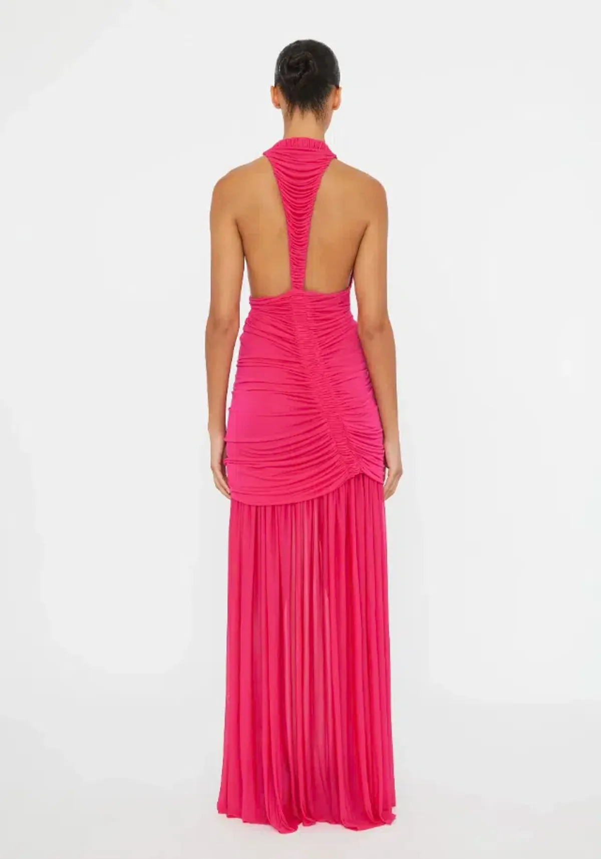 Christopher Esber  Orion Gown - Magenta Hot Pink  - Image 2