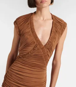 Christopher Esber Theron draped ruched gown in AU 6 for rent on The Volte - image 5
