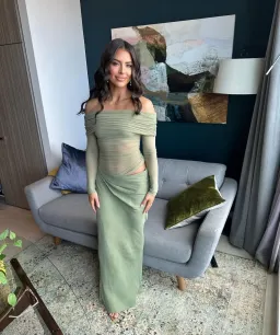 Yasmin Off-Shoulder Maxi for rent on The Volte - image 1