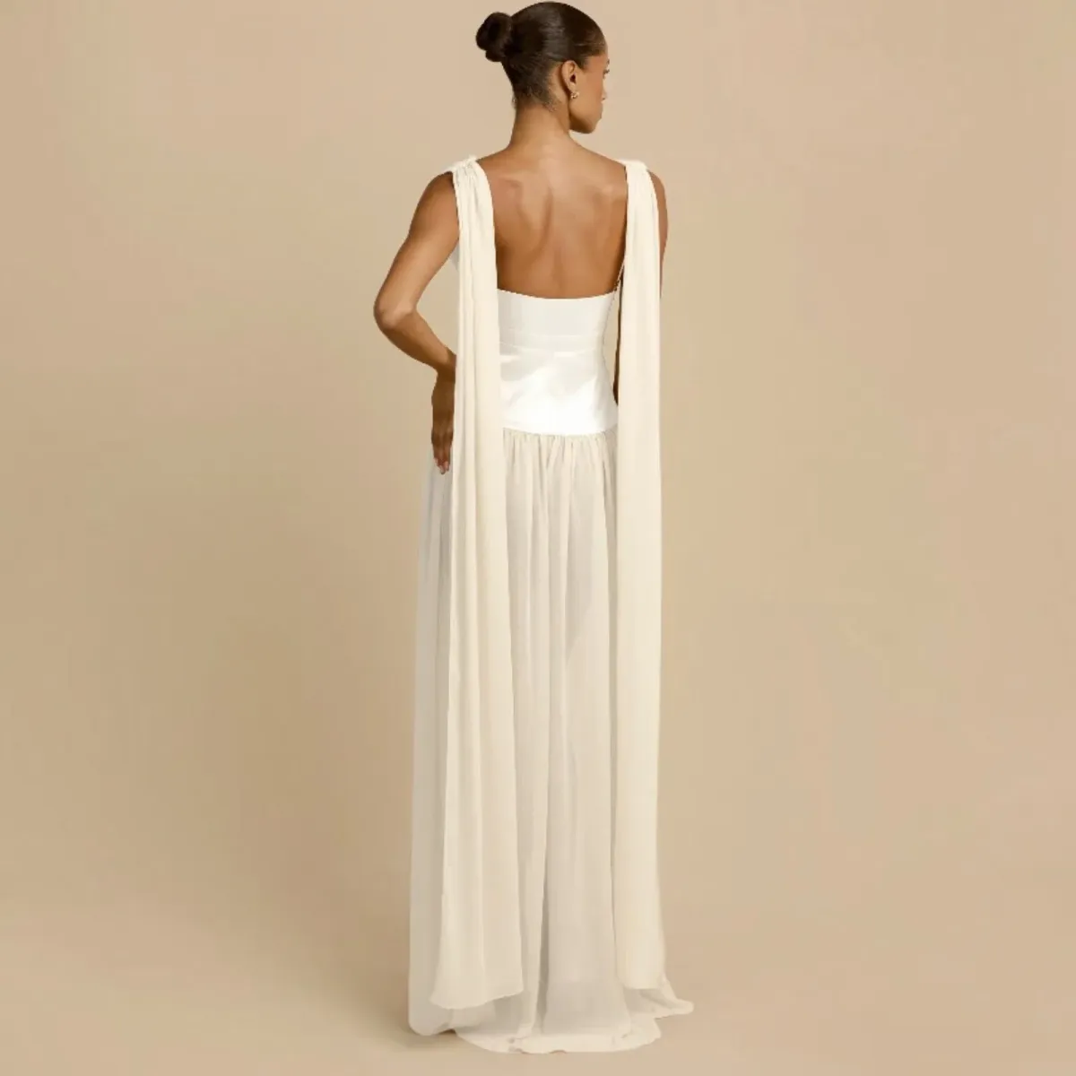 Arcina Ori Ramona Dress In Ivory Size Small - Image 3