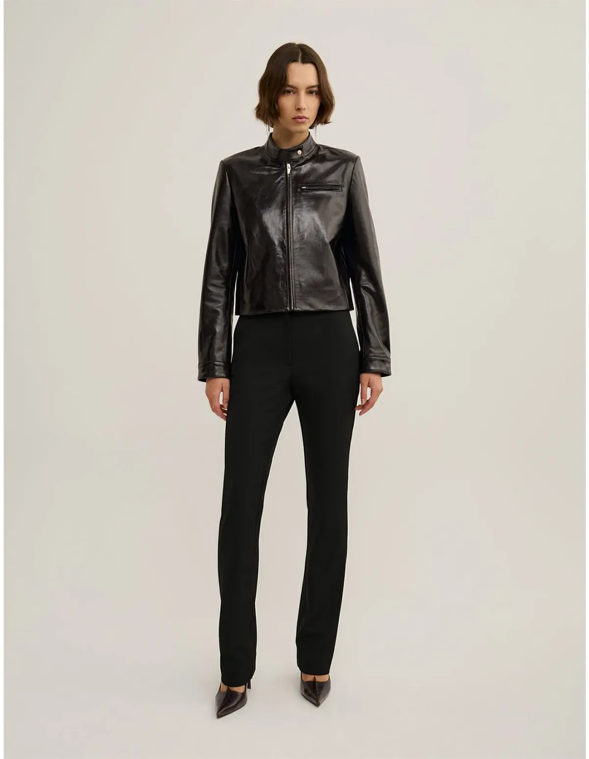 Witchery Bootcut Pants Size 8 AU Black - Image 4