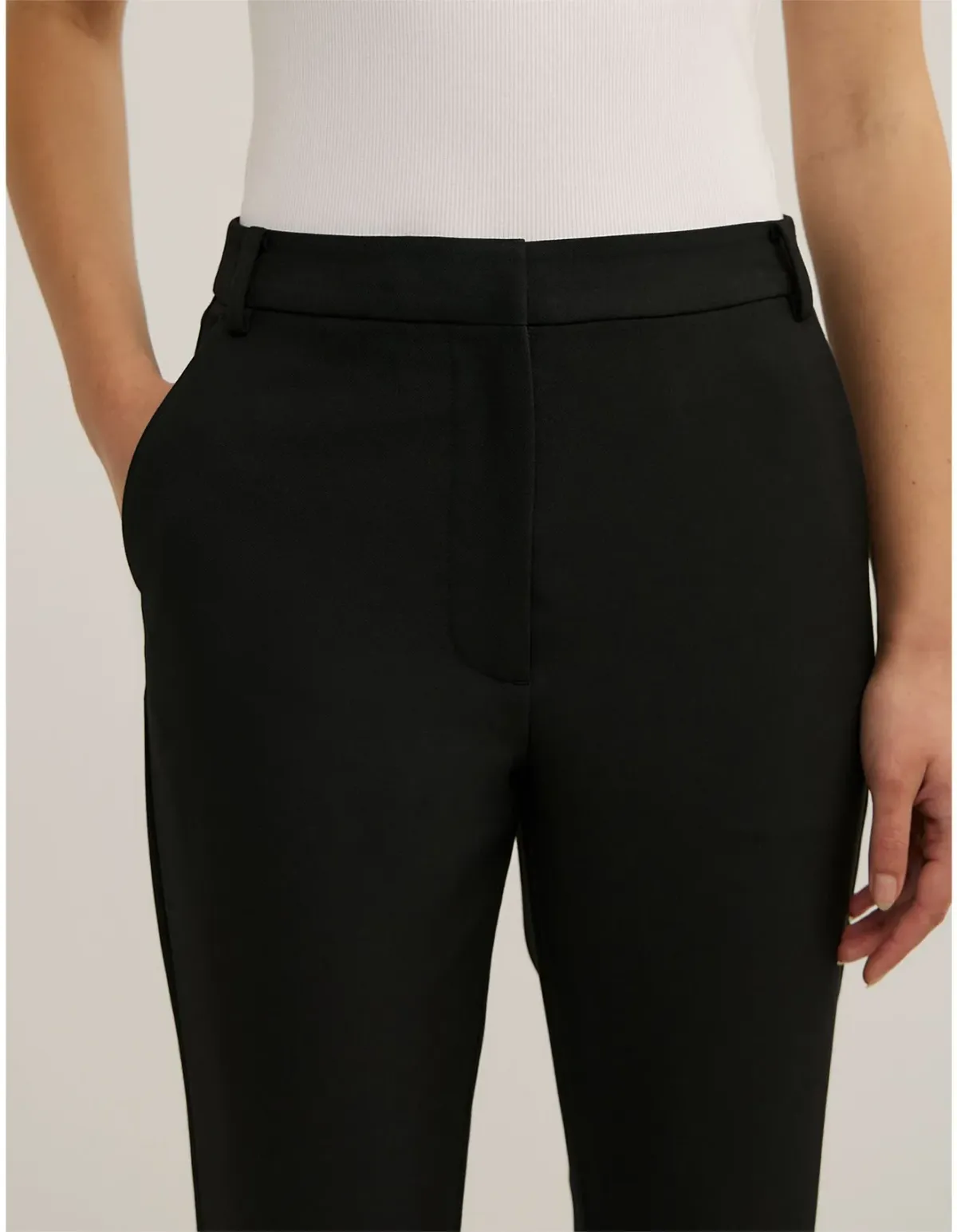 Witchery Bootcut Pants Size 8 AU Black - Image 3