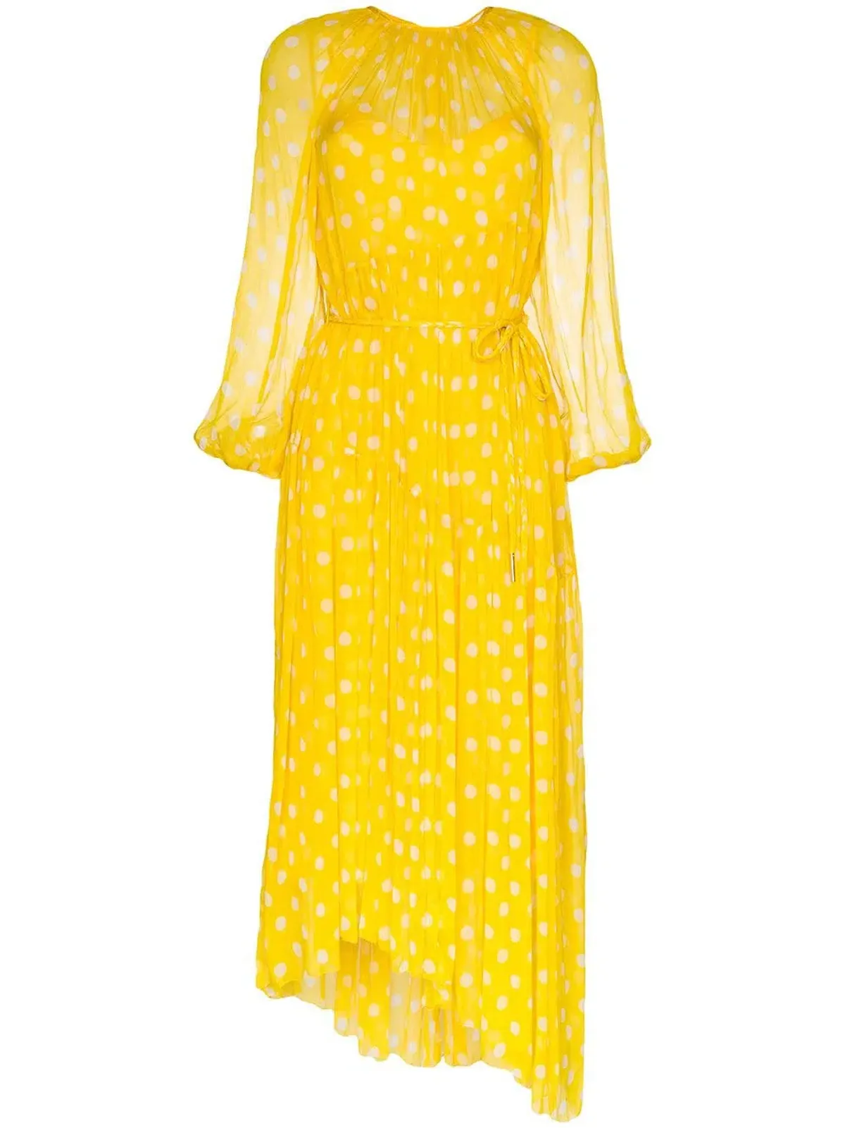 Zimmermann Brightside Swing Maxi Dress Yellow Size 8 - Image 3