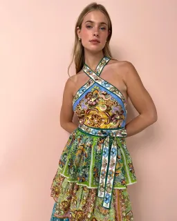 Alemais Dreamer Halter Dress Size 8 for rent on The Volte - image 2