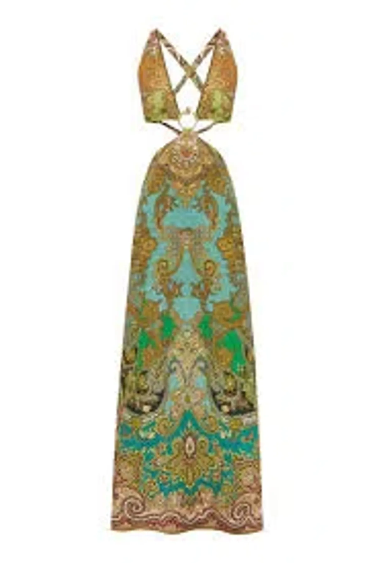 Alemais Clemenza Cut Out Midi Dress Size 8  - Image 4