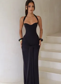 Babyboo Fashion Gia Maxi Dress Black 8 for rent on The Volte - image 1