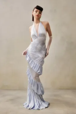 DATT Ammonite Gown in Baby Blue size 6 for rent on The Volte - image 4