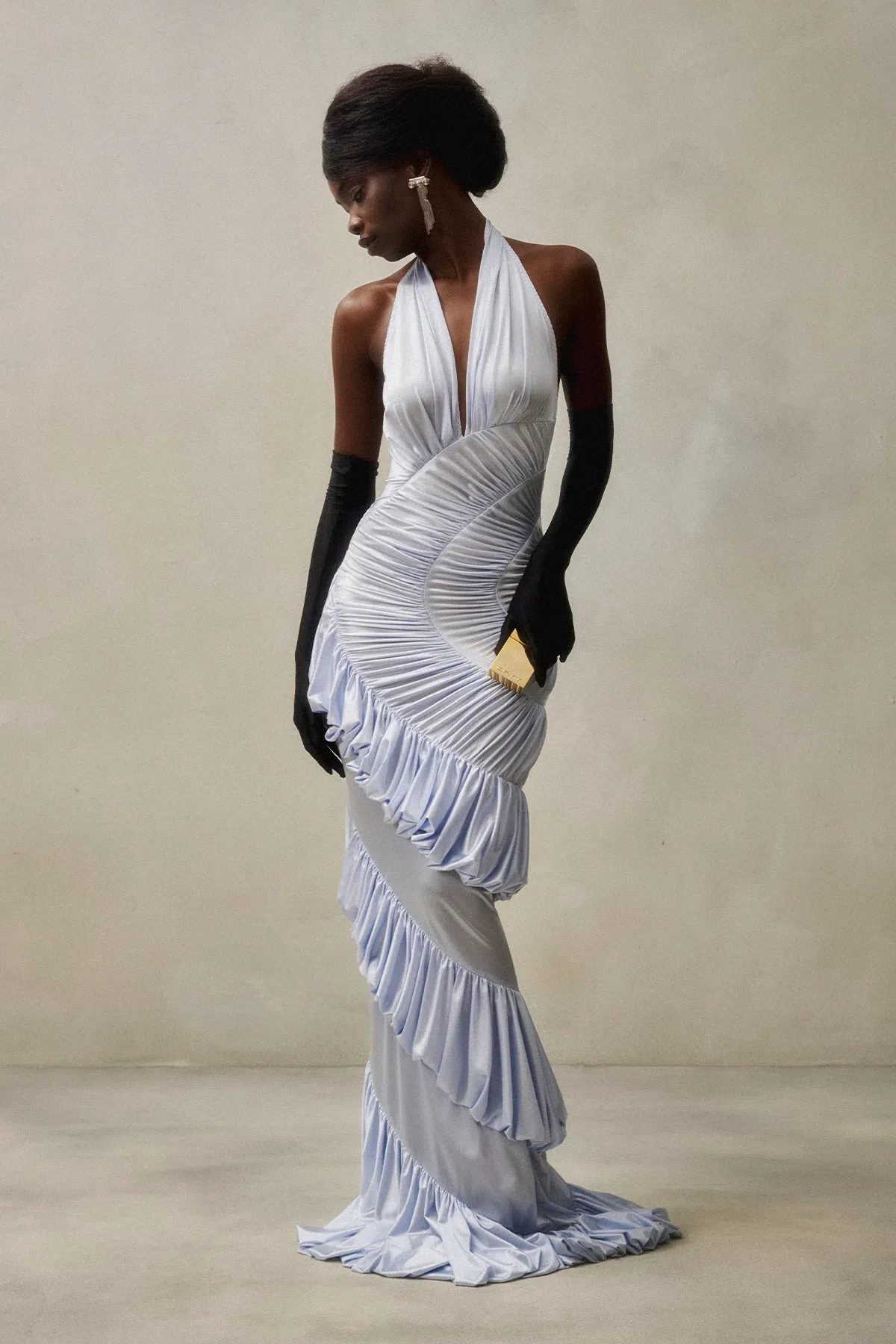 DATT Ammonite Gown in Baby Blue size 6 - Image 2