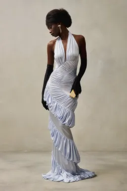 DATT Ammonite Gown in Baby Blue size 6 for rent on The Volte - image 2