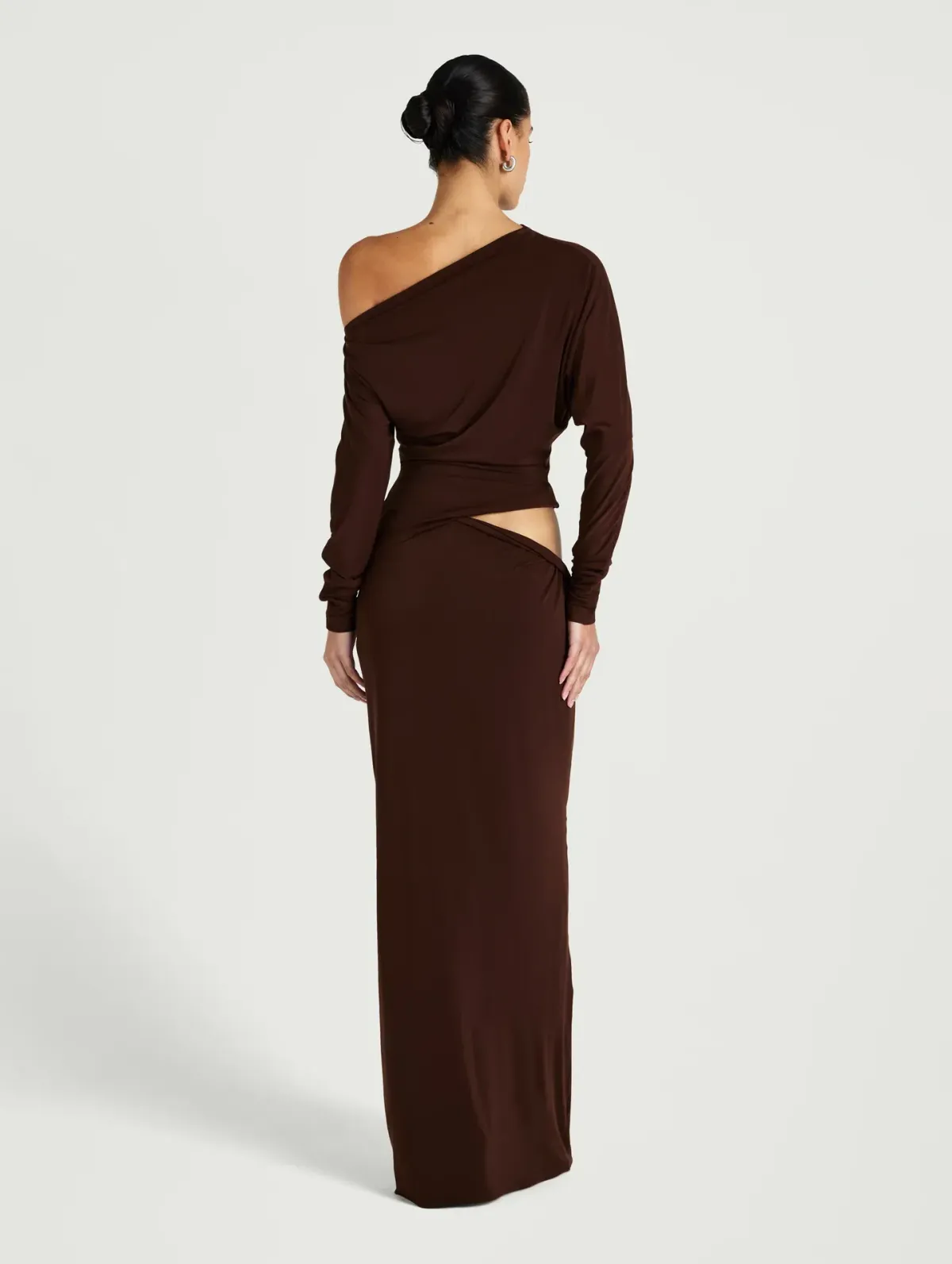Benni Enya Maxi Dress size 16 Chocolate Brown - Image 2