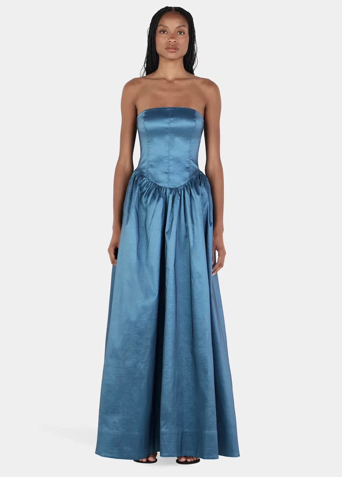 Hansen & Gretel Audrey Gown size 8 Steel Blue - Image 1