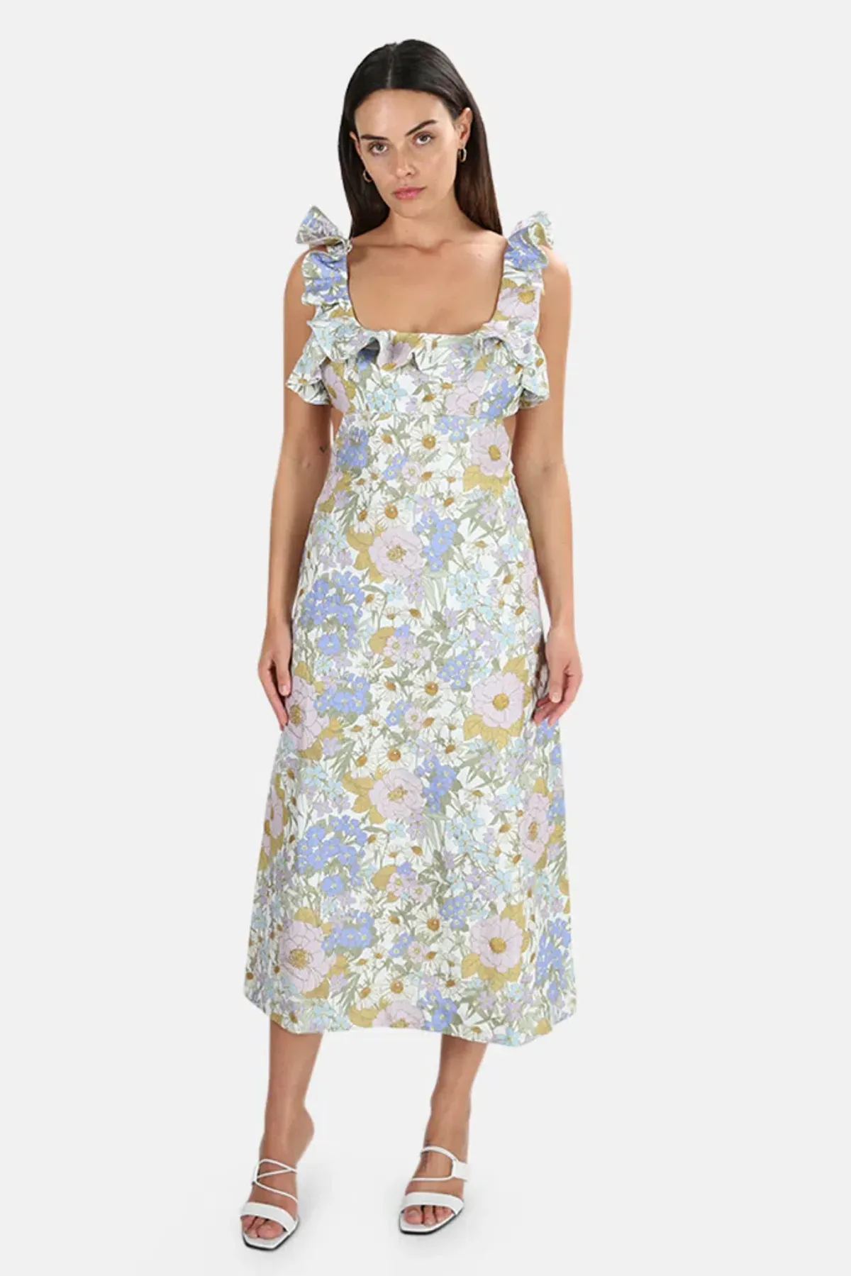 Zimmerman Super Eight Midi Dress size 12 - Image 1