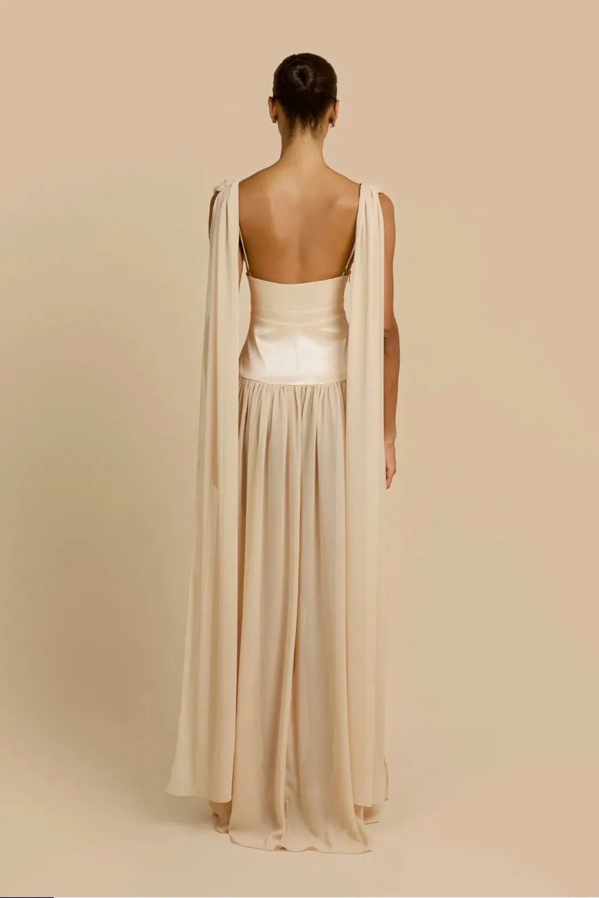 Arcina ORI RAMONA DRESS CHAMPAGNE Size Small - Image 5