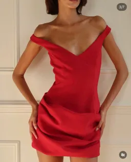 Arcina Ori AVERY DRESS RED Size Small for rent on The Volte - image 2