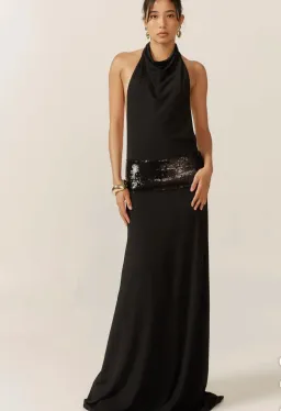 ANCE GRIA ADELE GOWN BLACK SIZE XS for rent on The Volte - image 3