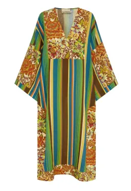 Alemais Charlie Midi Dress Kaftan Size 12 fits 14 for rent on The Volte - image 5