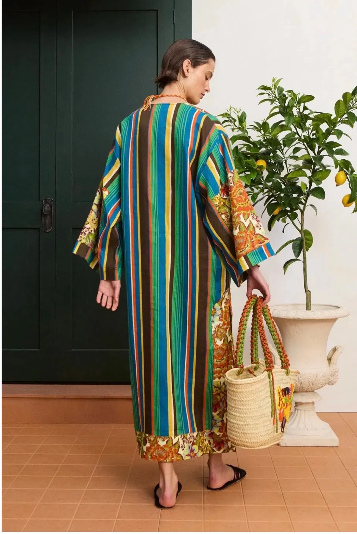 Alemais Charlie Midi Dress Kaftan Size 12 fits 14 - Image 3