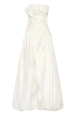 🤍  NEW AJE Splendour Flower Gown – White – Size 14 AU Garden Maxi Dress 🤍  for rent on The Volte - image 3