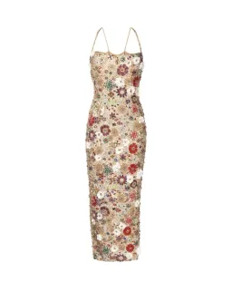 Rachel Gilbert Francesca Gown Gold Size 1/AU8 for rent on The Volte - image 3