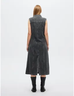 Neuw Denim Chelsea Denim Midi Dress L Alphaville for rent on The Volte - image 4