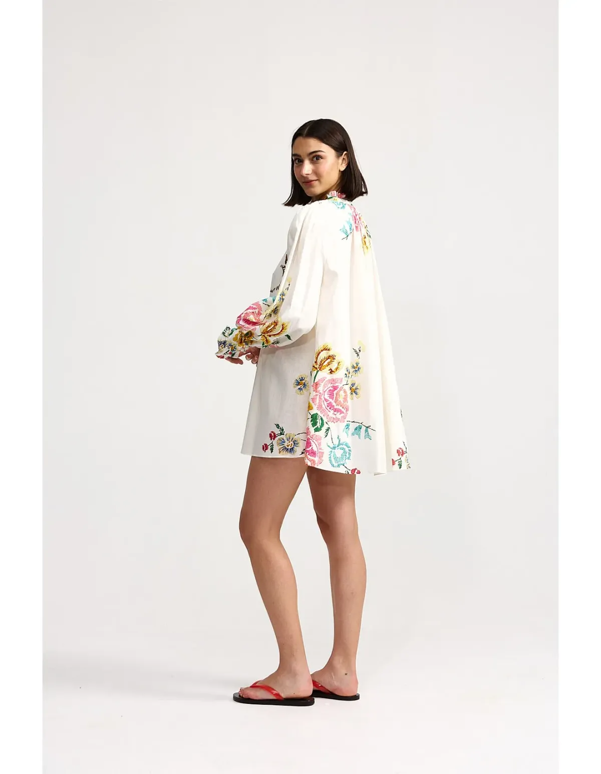 Aston Studio Elie Dress Size 6 AU Antique Bouquet - Image 4