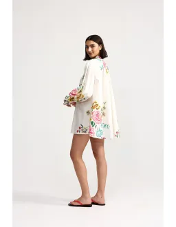 Aston Studio Elie Dress Size 6 AU Antique Bouquet for rent on The Volte - image 4
