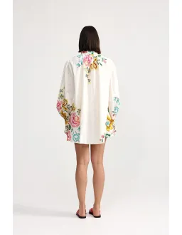 Aston Studio Elie Dress Size 6 AU Antique Bouquet for rent on The Volte - image 5