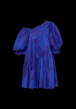Aje Casabianca Mini Dress Electric Rose Blue Size 10 for rent on The Volte - image 1