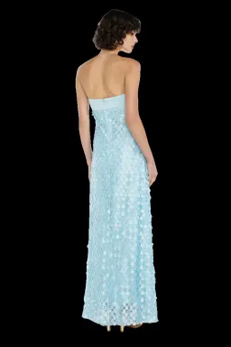Manning Cartell Supreme Extreme Balconette Maxi Dress Acqua Spritz Blue Size 8 for rent on The Volte - image 2