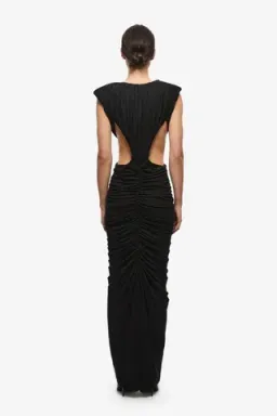 The Solacia Cupro Dress Black Size XXS (Au 4-6) for rent on The Volte - image 3