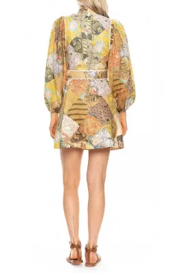Zimmermann Brightside A-Line Mini Dress Print Size 3 / AU 12-14 for rent on The Volte - image 4