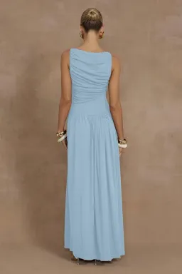 Runaway The Label - Nalla Maxi Dress in Ice Blue Size XXS for rent on The Volte - image 2